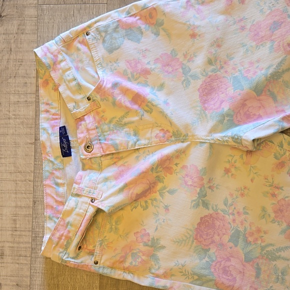 Size 12 Floral Rose Print Jeans - Picture 2 of 12